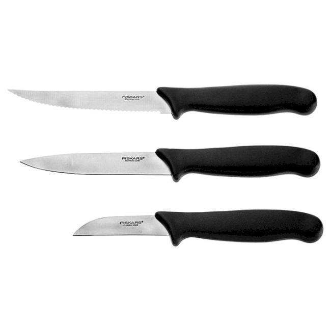 Набор ножей для чистки Fiskars Essential 1023785 (3 шт)