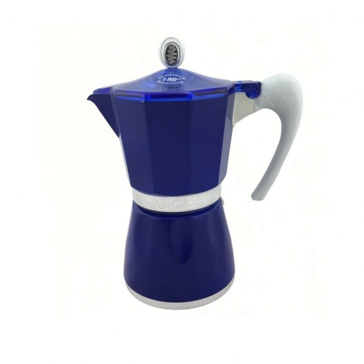 Гейзерная кофеварка Gat Bella 103806 синя (300 мл, 6 чашек)