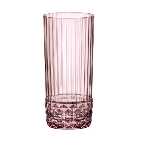 Набор стаканов Bormioli Rocco America'20s Lilac Rose 122155BB9121990 (490 мл, 6 шт)