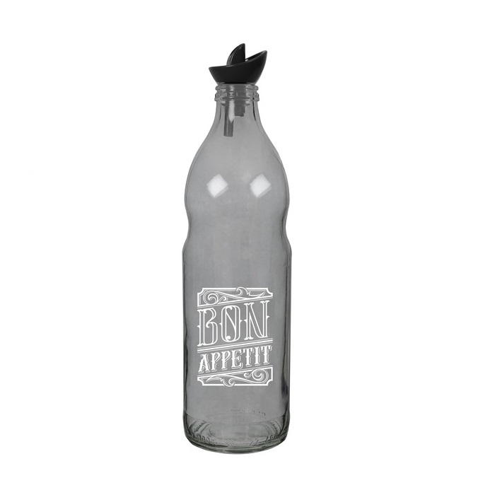 Бутылка для масла Herevin Transparent Grey 151657-146 (1 л)