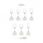 Набор бокалов для вина Bohemia Fulica 1SF86/00000/400 (400 мл, 6 шт)