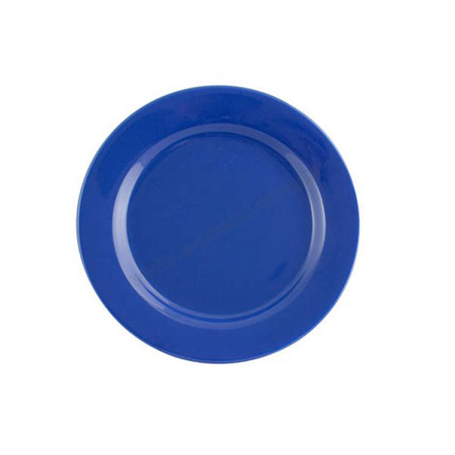 Синяя тарелка десертная 19 см