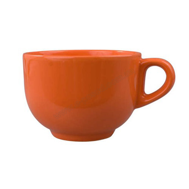 Оранжевая чашка для бульона 450 мл