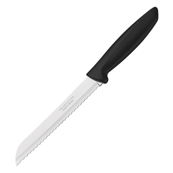 Нож для хлеба Tramontina Plenus Black 23422/007 (17,8 см)