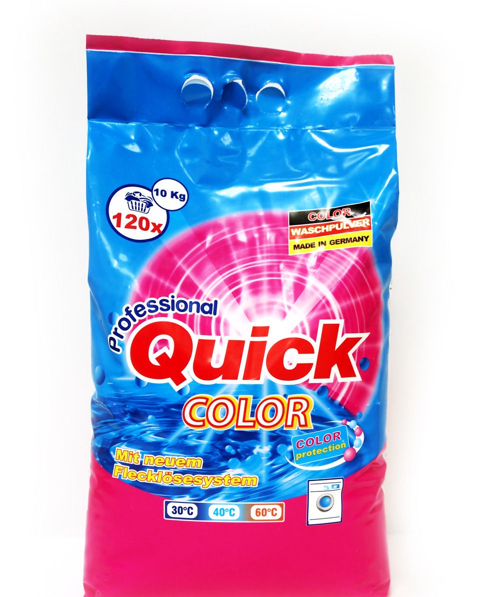 Стиральный порошок Quick COLOR 200575 (10 кг) для цветных тканей