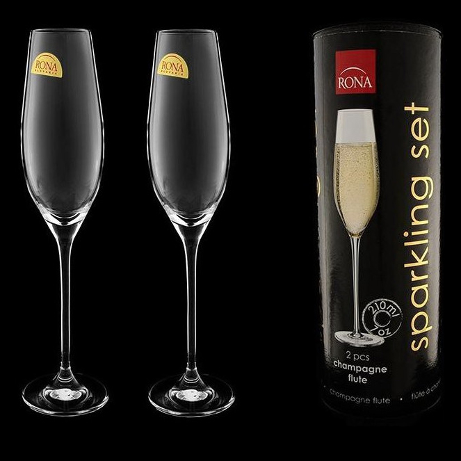 Набор бокалов для шампанского Rona Sparkling set 6272/210 (210 мл, 2 шт)