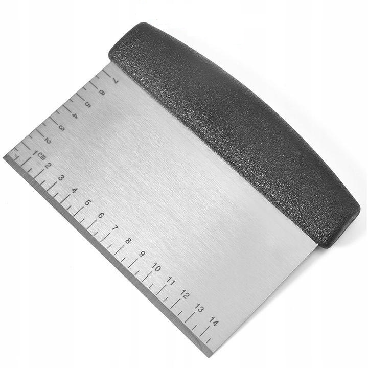 Скребок-нож для теста Kamille KM-7814 (15х12 см)
