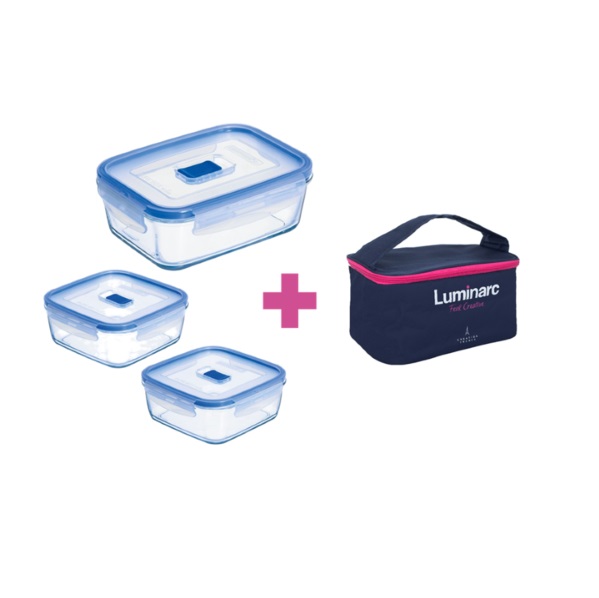 Набор контейнеров Luminarc Pure Box Active P8002 (4 пр) 