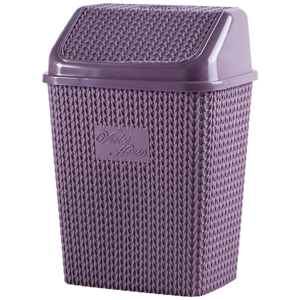 Корзина для мусора Violet House 0026 Виолетта Plum (34,5х19х24,5 см)