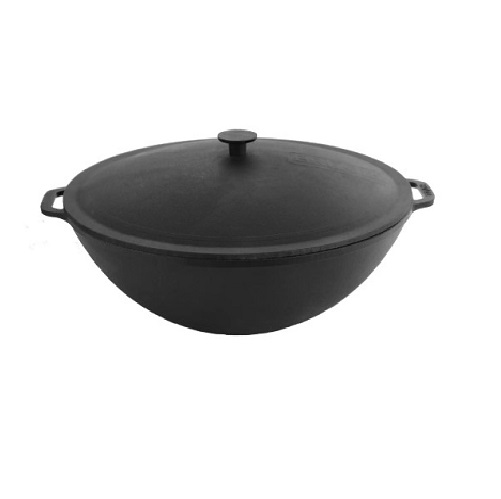 Чавунна сковорідка WOK BRIZOLL W36-1 (8 л)