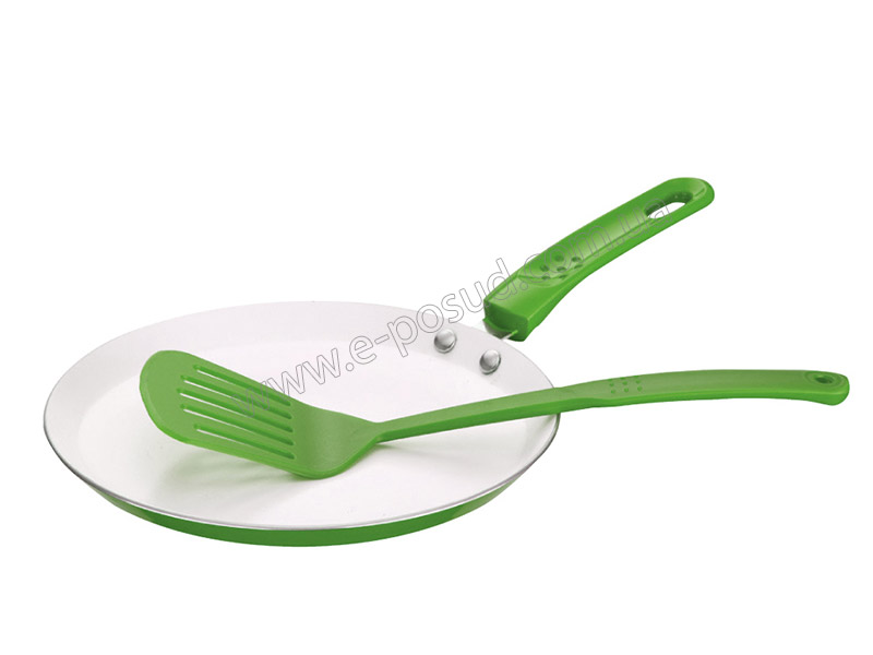 Сковорода для блинов Peterhof PH-15378-25-GR (25 см) зеленая