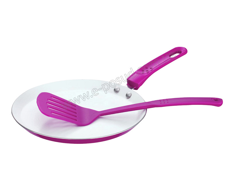 Сковорода для блинов Peterhof PH-15378-25-PR (25 см) фиолетовая