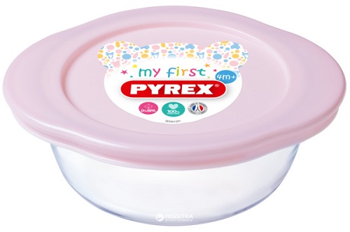 Форма для запекания PYREX BABY PINK 206PAV5 (14х12х5см, 0,35 л) 