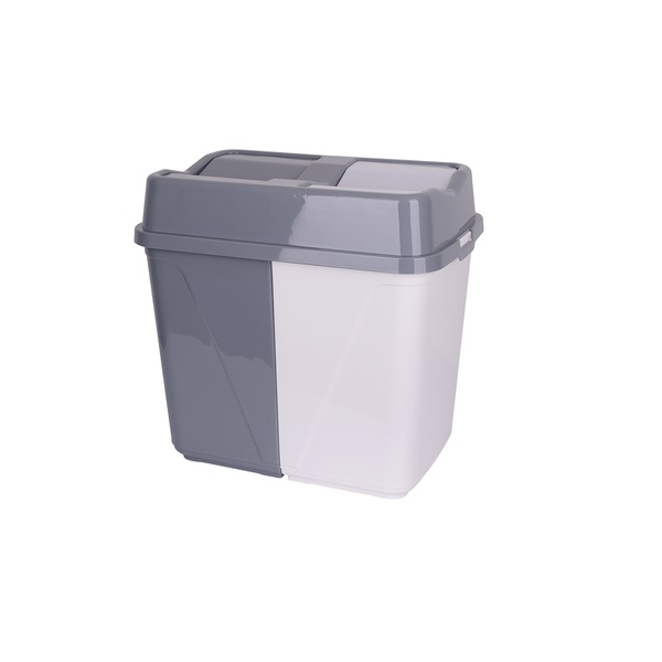 Контейнер для сміття Violet House Gray-White 0016 (34х23х47 см)
