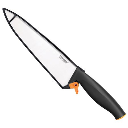 Поварской нож в футляре Fiskars Functional Form 1014197 (20 см)
