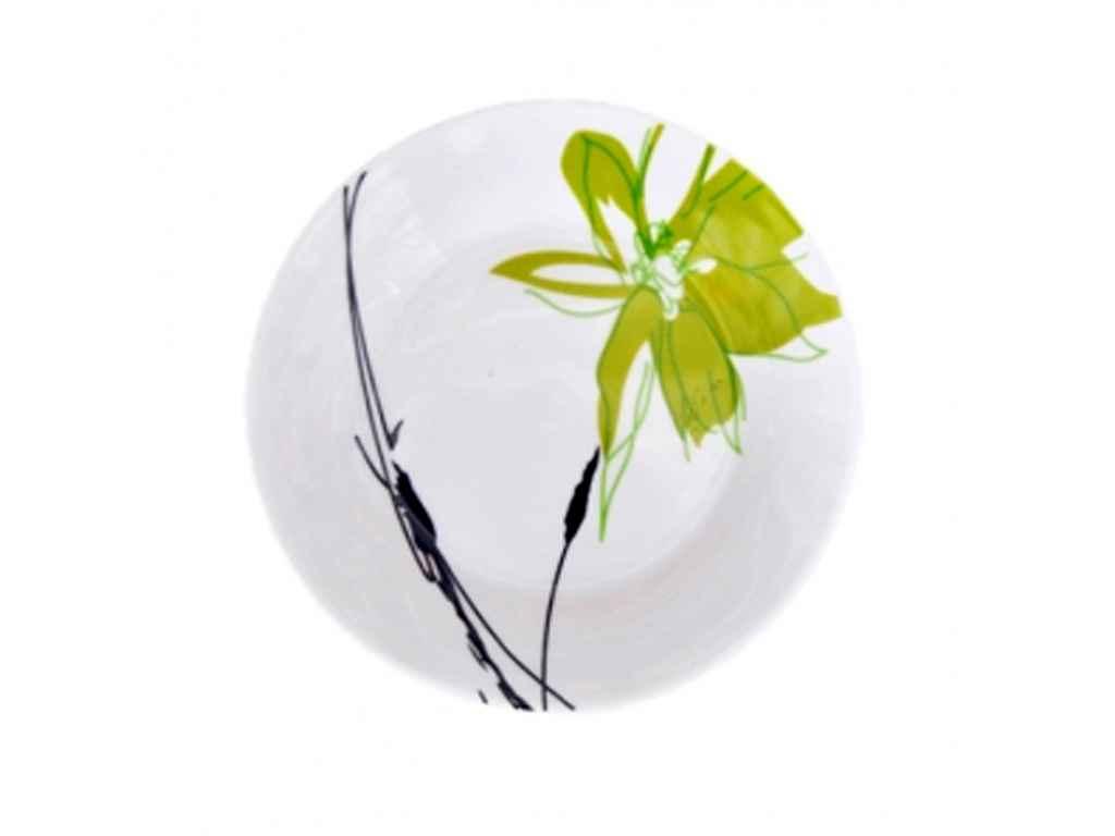 Тарелка Данко-М "Зеленый цветок" 7229-1316 (20 см)