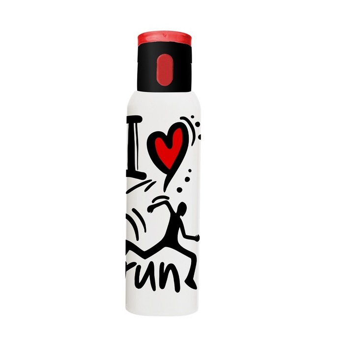 Бутылка для воды Herevin Hanger-I Love Run 161417-010 (0,5 л)