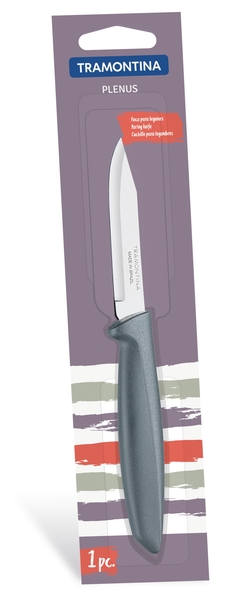 Нож для овощей TRAMONTINA PLENUS grey 23420/163 (76мм)