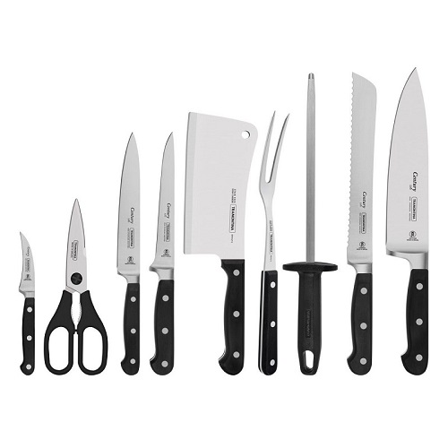 Набір кухонних ножів Tramontina Sentury Shefs 24099/021 (10 пр)