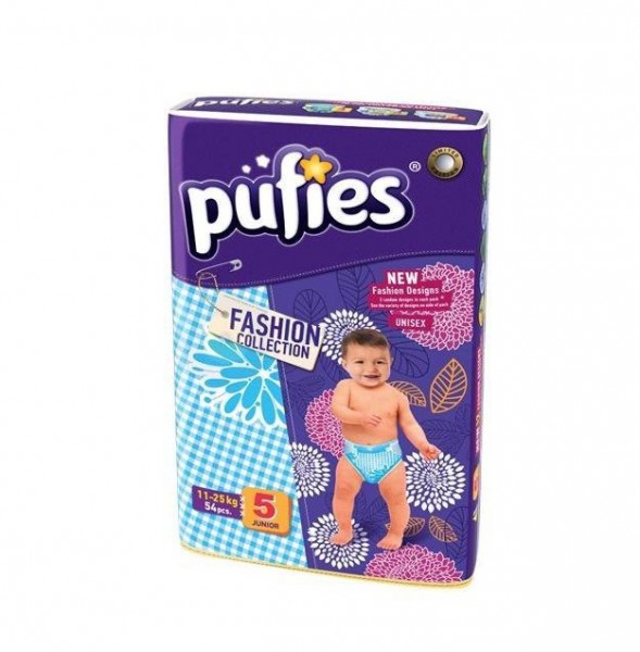 Подгузники Pufies Fashion Collection Junior 11-25 кг (54 шт)