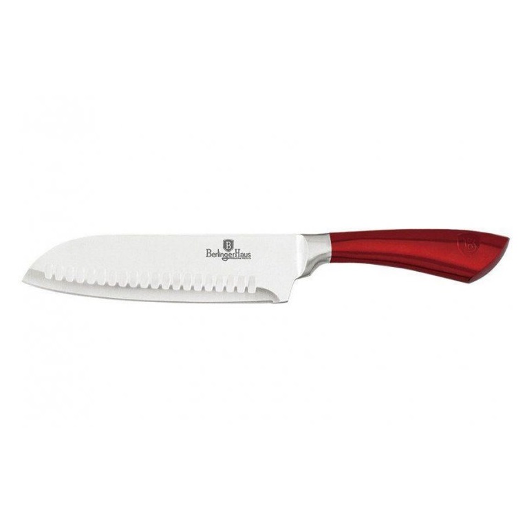 Нож сантоку Berlinger Haus Burgundy Metallic Line BH-2324 (17,5 см)