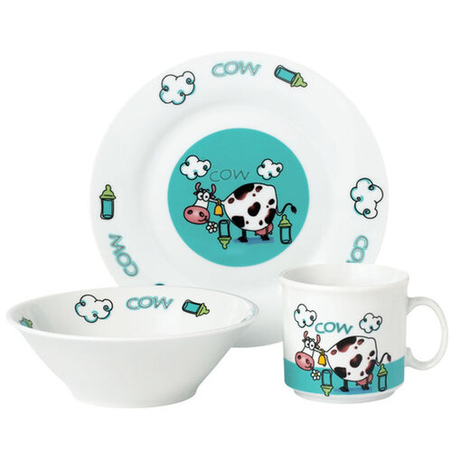 Набор детской посуды Limited Edition Cow D1215 (3 пр.)