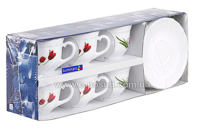 Чайный сервиз Luminarc Tulip G0619 (12 пр.)
