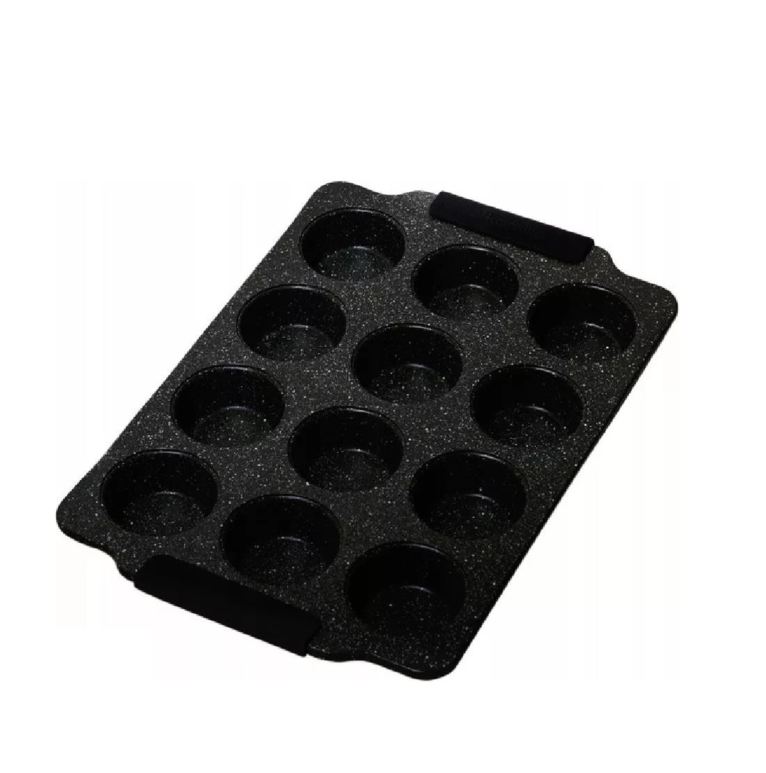 Форма для выпекания кексов Kamille KM-6039-BK (38х26х3 см) черный