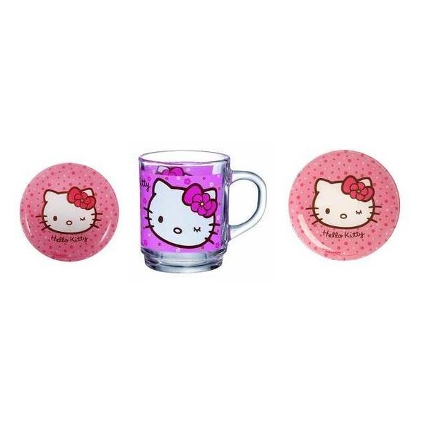 Детский набор Luminarc Hello Kitty Sweet Pink L2132 (3 пр.)