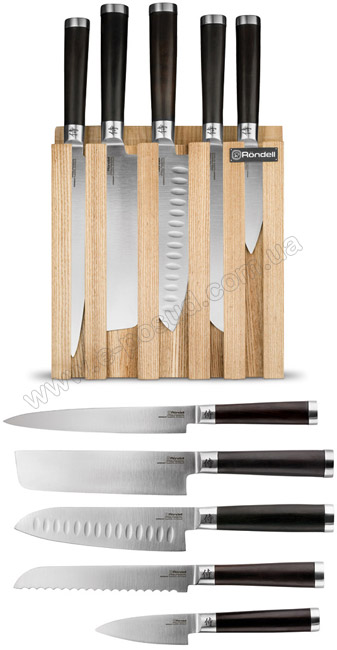 Набор ножей Rondell Samurai RD-317 (6 пр)