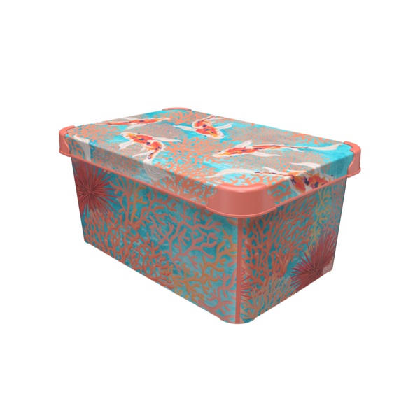 Контейнер Qutu Style Box Coral 10 л (16х23х34,5 см)