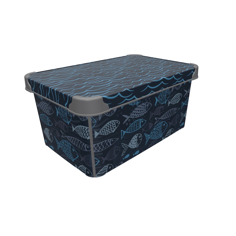 Контейнер Qutu Style Box Ocean Life (16х23х34,5 см)