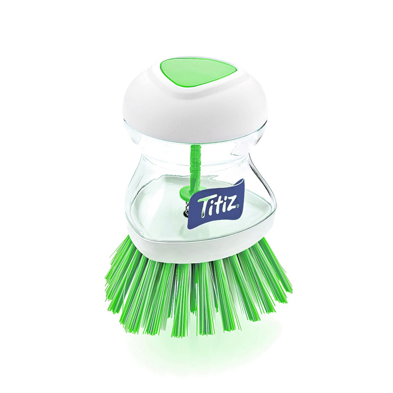 Щетка с дозатором для мытья посуды Titiz TP-110-GR